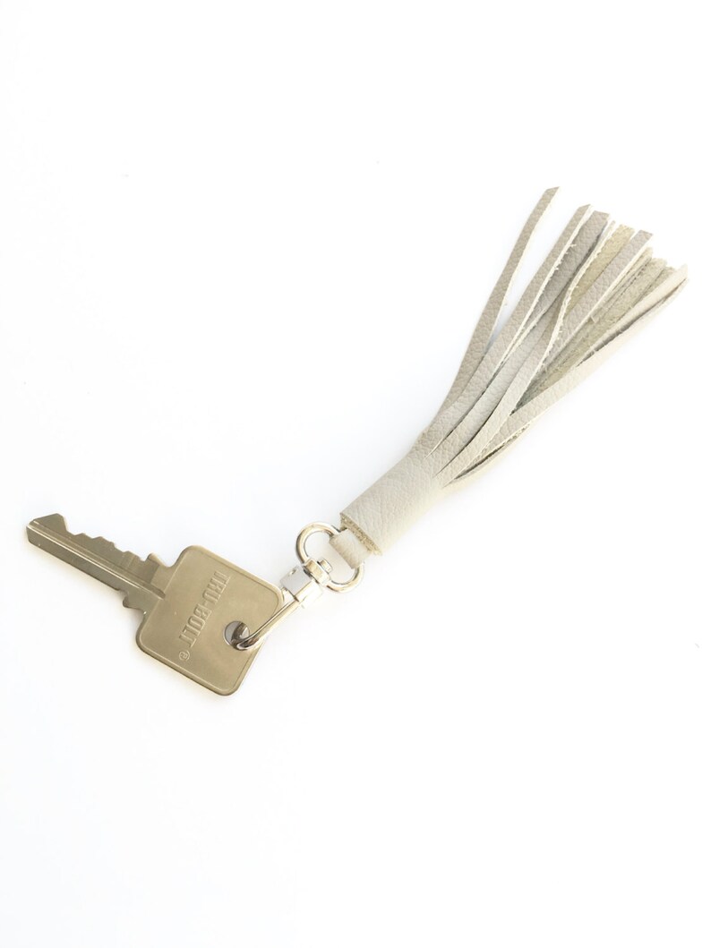 Leather Tassel Tassel KeyRing Zipper Pulls Custom | Etsy