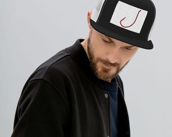 HookedToFish Fishing Hat for Men, Stylish Summer Cap for Camping & Vacations, Ideal Gift for Fishing Enthusiasts