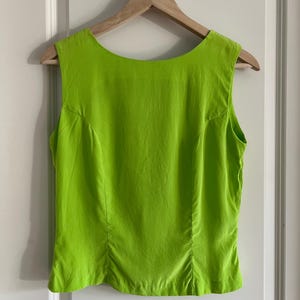 vintage Y2K silk tank top / silk blouse
