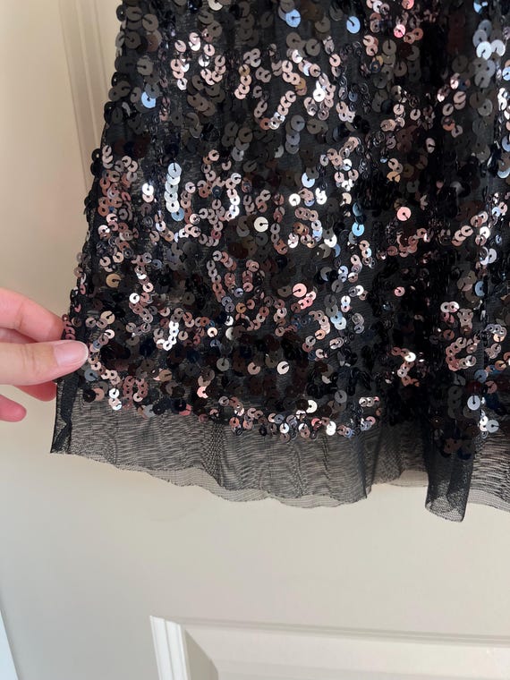 Y2K sequin and mesh tank top - size small - image 5