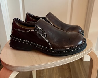 Vintage Born brown leather loafers - women’s size 7