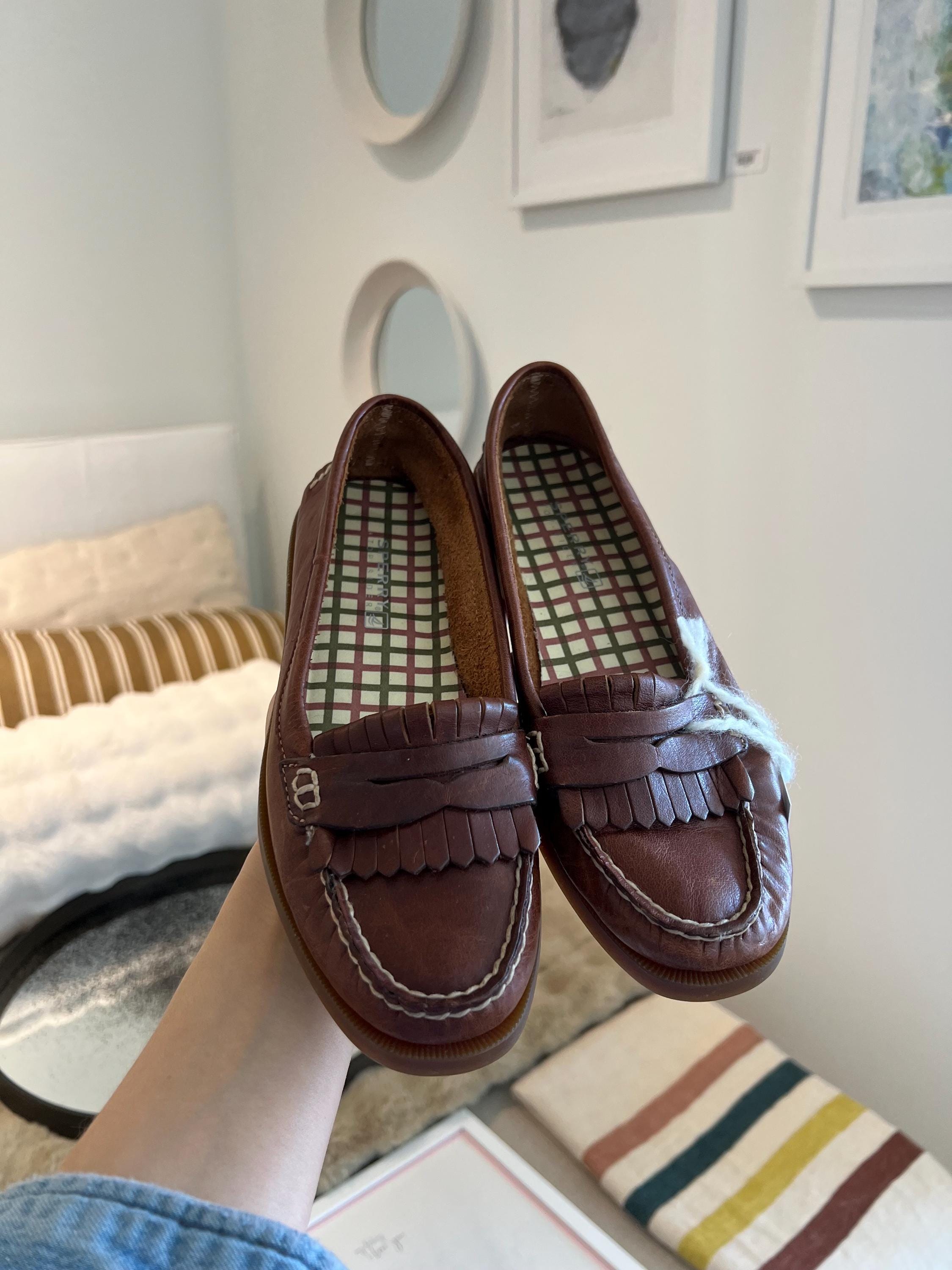 Sperry Leather Penny Loafer Burgundy NEW Size 12 Sperry Leather Loafers Casual Comfort Dress Shoes Burgundy  main image 2