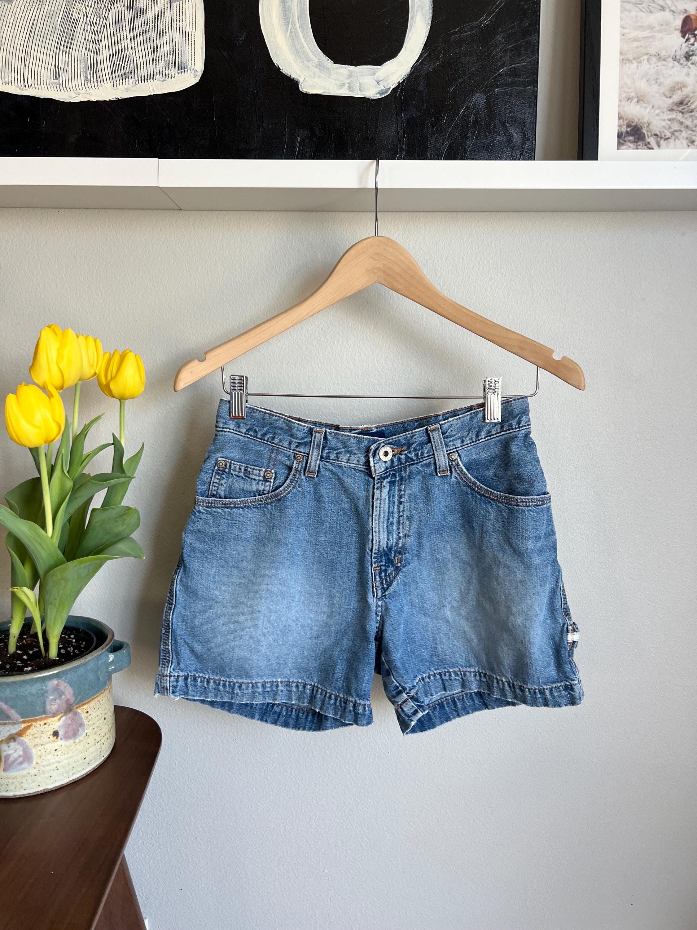 00s ifsixwasnine mudmax denim shorts y2k