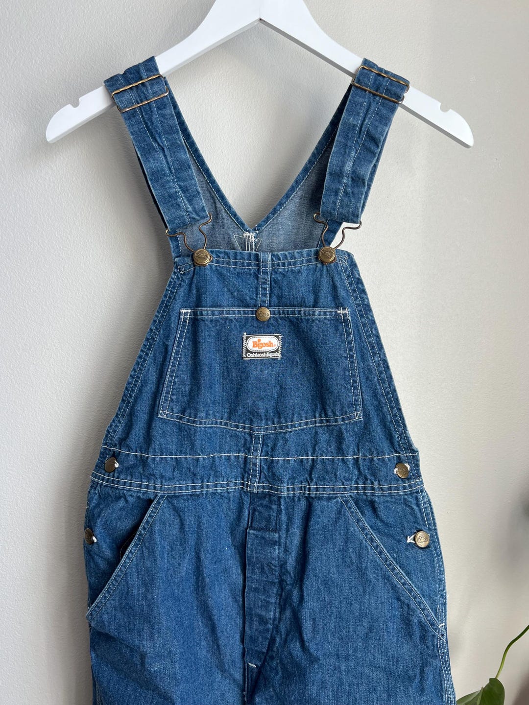Rare Vintage Oshkosh B'gosh Circa 1960s Denim Overalls