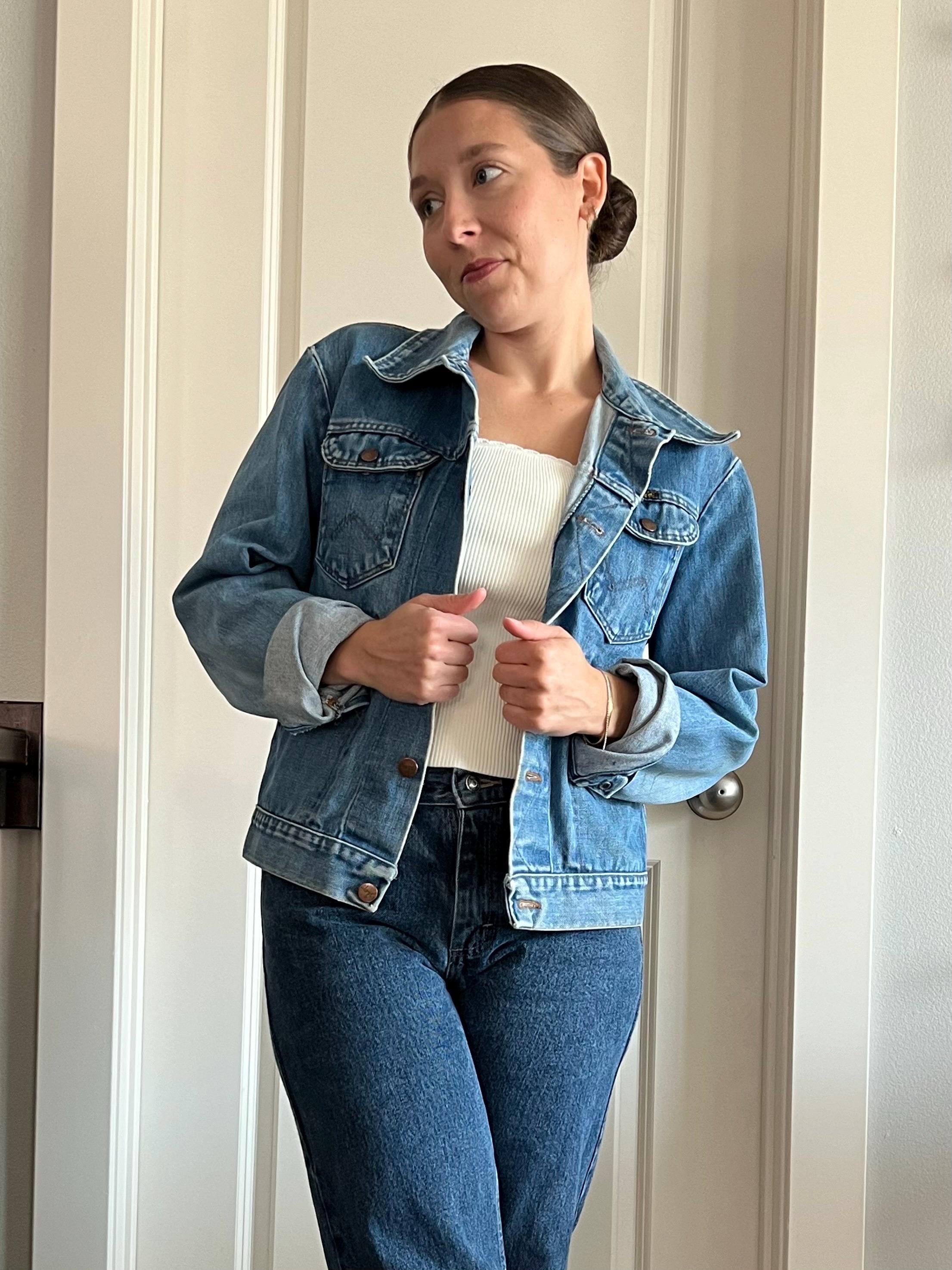 70s or 80s Vintage Wrangler Denim Jacket / Vintage Jean Jacket / Work Jacket 70s or 80s Vintage Wrangler Denim Jacket / Vintage Jean Jacket / Work Jacket