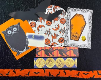 Fright Night Halloween Paper Pack / Junk Journaling