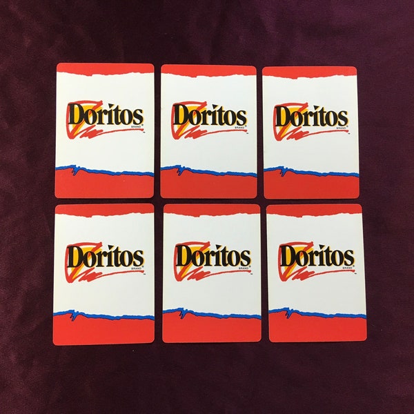 Doritos Snack Chip Playing Cards / Set of 6 Individual Cards