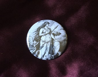 Freyja and Cats / Freya / Norse Goddess / Mythology / Magnet