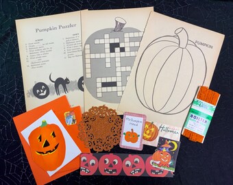 Pumpkin Patch Halloween Paper Pack / Junk Journaling