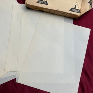 Onion Skin Paper / Set of 20 sheets