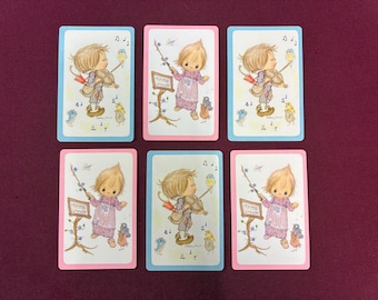 Betsey Clark Violin Music Vintage Playing Cards / Individual Cards