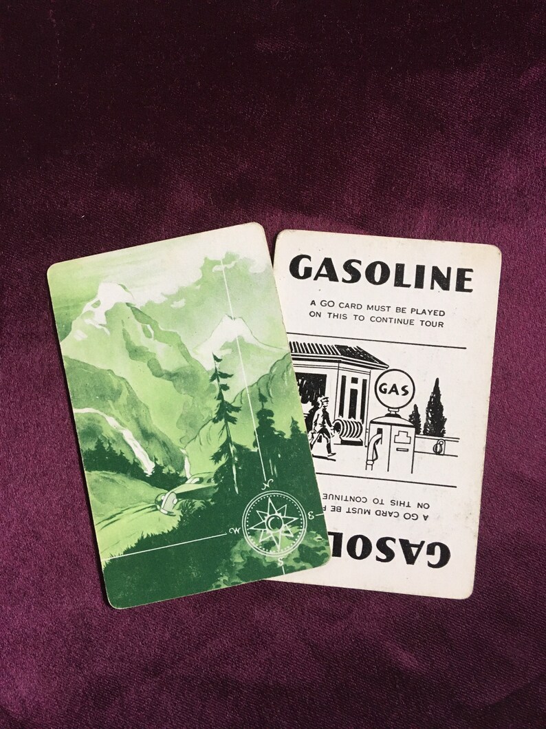 Touring Game Cards / Travel / Cars / Playing Cards / Set of 20 Individual Cards image 2