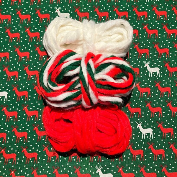 Vintage Christmas Yarn Tie Pack