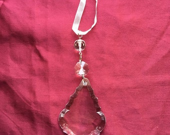 Baroque Fancy Shape Glass Crystal Prism Pendant