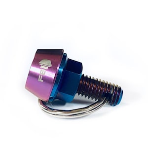 Titanium Fidget Bolt Key Ring