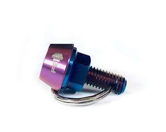 Titanium Fidget Bolt Key Ring