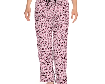 Pink Mottled Women's Pajama Pants - Cute and Pretty Loungewear for Women, Beautiful Pajama Pants, Soft PJs for Her, Comfy Sleepwear, Lounge
