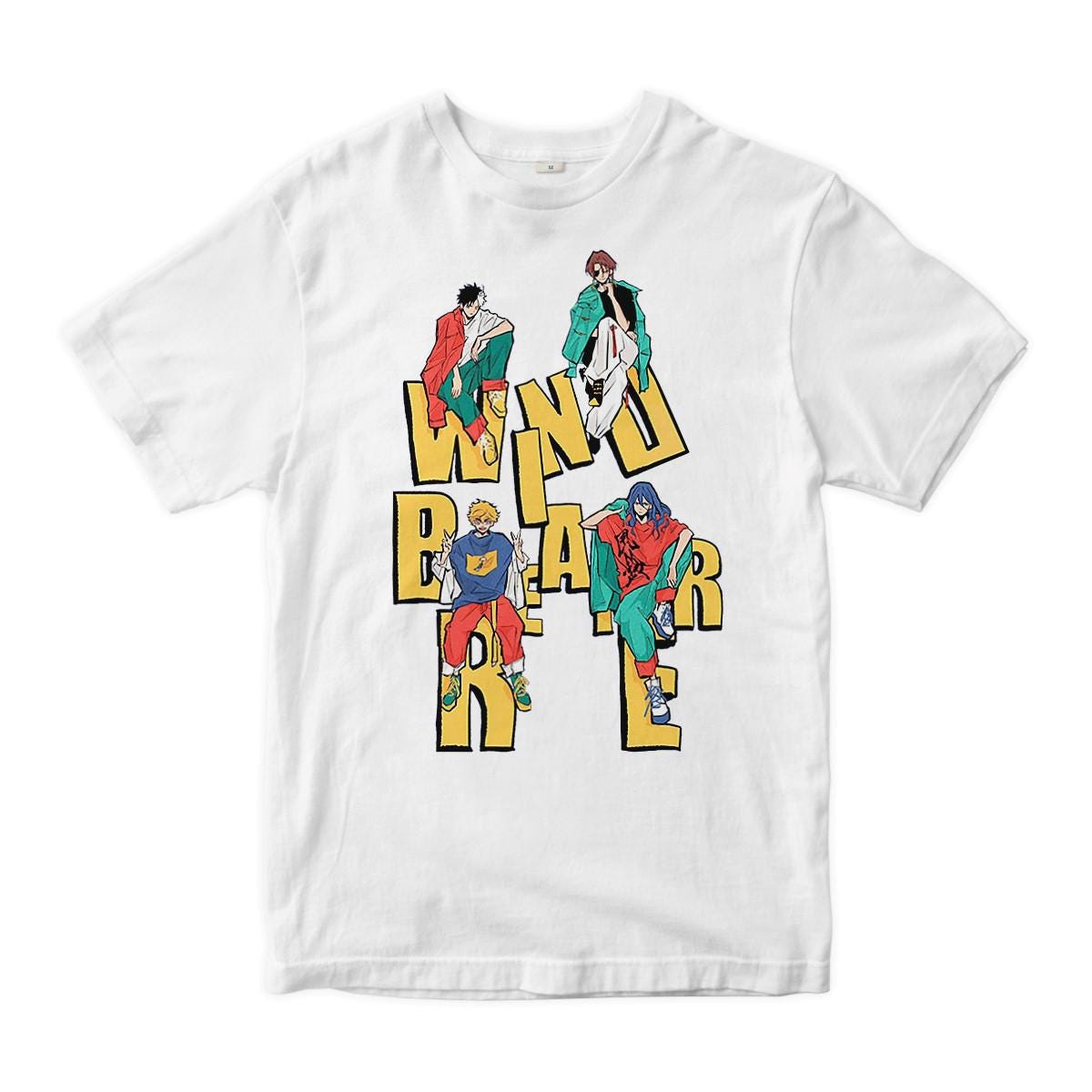 Wind Breaker T-shirt, Cotton Tee, Men's and Women's Sizes (WND
