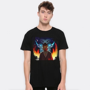 ブルーアイサムライミズTシャツ、コットンTシャツ、メンズレディースサイズ