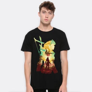 Horizon Forbidden West T-Shirt, Baumwoll-T-Shirt, Herrengrößen (GAM-564221)