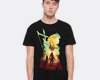 Horizon Forbidden West T-Shirt, Cotton Tee, Men's Women's Sizes (GAM-564221)
