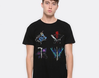 Devil May Cry Heroes Logo T-Shirt, Cotton Tee, Men's Women's Sizes (DMC-995410)