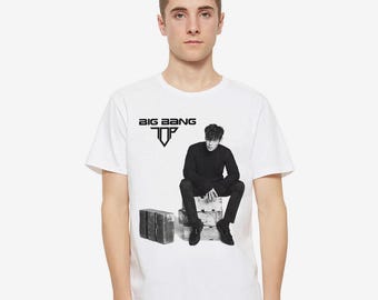 Big Bang TOP Choi Seung-hyun T-Shirt, Cotton Tee, Men's Women's Sizes (KPP-930070)