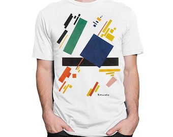 Kazimir Malevich Suprematist Composition T-Shirt, Cotton Tee, Men's Women's Sizes (ISK-465983)
