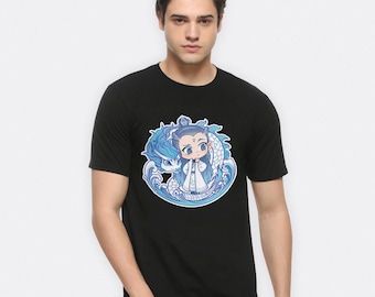 T-shirt Nezha Ao Bing, katoenen T-shirt, herenmaten (MUL-345871)