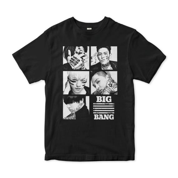 Big Bang K-pop T-shirt, Cotton Tee, Men's Women's Sizes (KPP