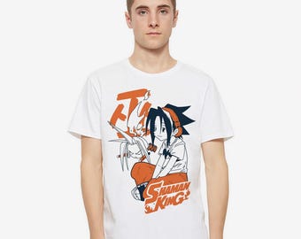 シャーマンキング 麻倉葉 Tシャツ、アニメシャツ、マンガシャツ、日本