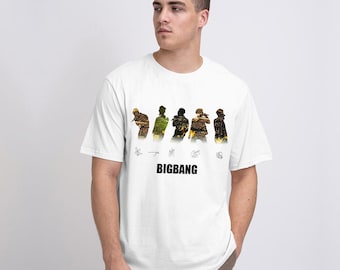 Big Bang K-Pop T-Shirt, Cotton Tee, Men's Women's Sizes (KPP-550074)