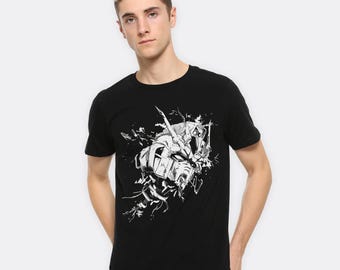 Mobile Suit Gundam T-Shirt, Cotton Tee, Men's Women's Sizes (GUN-118113)
