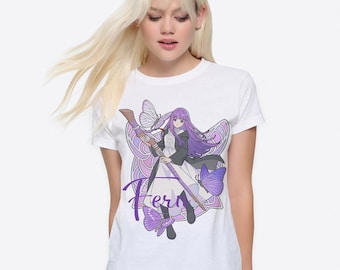 Camiseta Fern Frieren Beyond Journey's End, camisa Sousou no Frieren, tallas de mujer para hombre (FRR-930025)