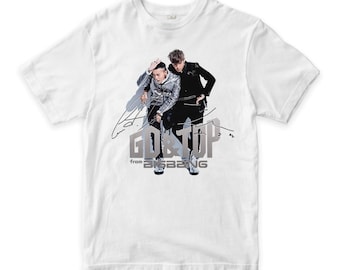 Big Bang Go and TOP T-Shirt, Cotton Tee, Men's Women's Sizes (KPP-760021)