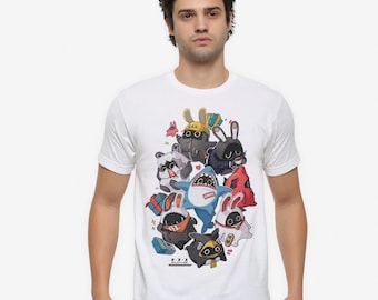 Zenless Zone Zero Bangboos T-Shirt, Cotton Tee, Men's Women's Sizes (ZZZ-021543)