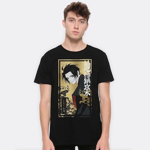 Hells Paradise Jigokuraku Yamada Asaemon Shugen T-Shirt, Baumwoll-T-Shirt, Herrengrößen (JIG-891207)
