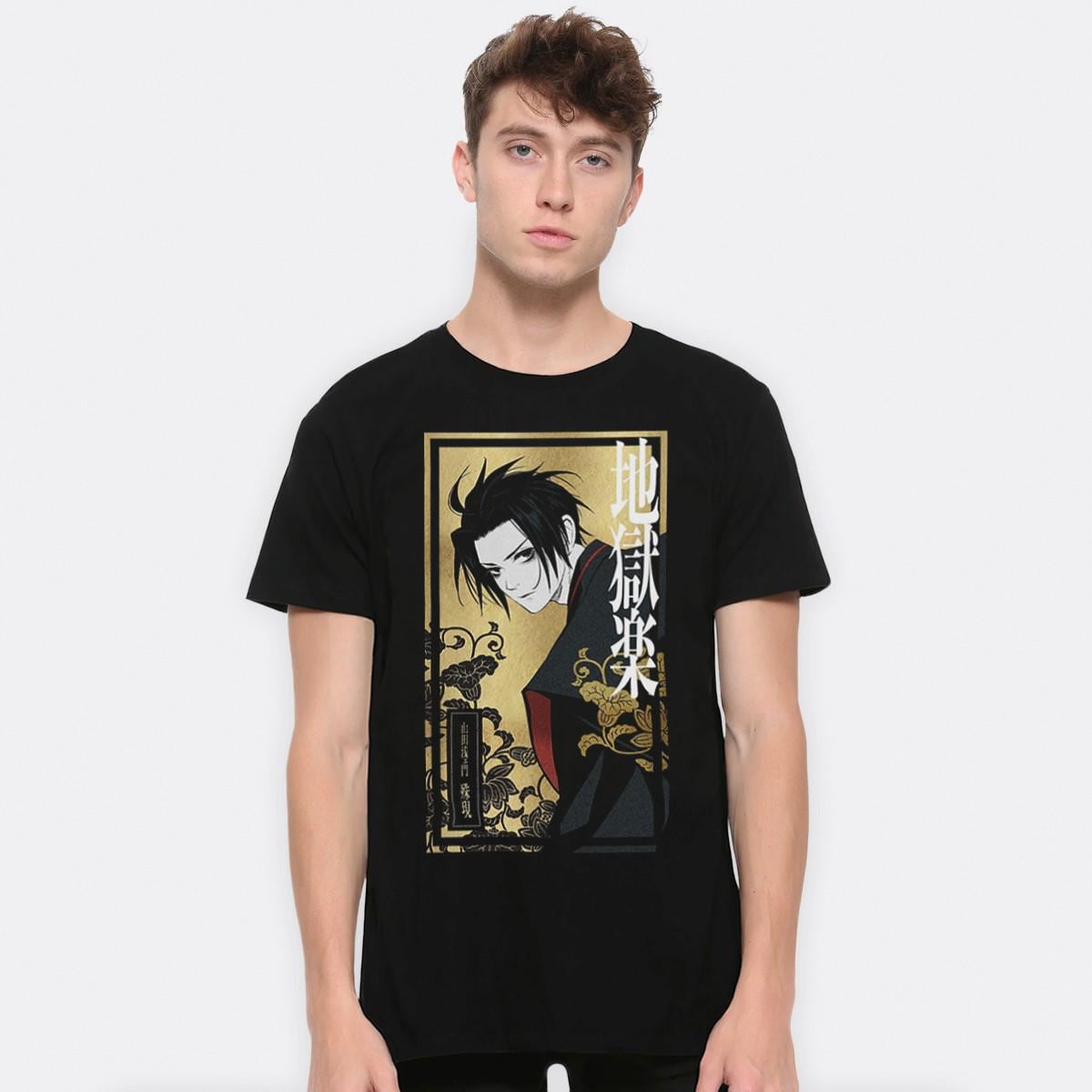 Hell's Paradise Jigokuraku Yamada Asaemon Shugen T-shirt, Cotton