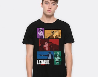 Lazarus Anime T-Shirt, Cotton Tee, Men's Women's Sizes (ANI-978000)