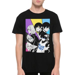 ブルーロックTシャツ、コットンTシャツ、メンズ・レディースサイズ（LOC-43671）