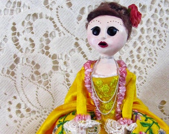 Madame Kathryn - Elizabethan Art Doll by Natasha Morgan