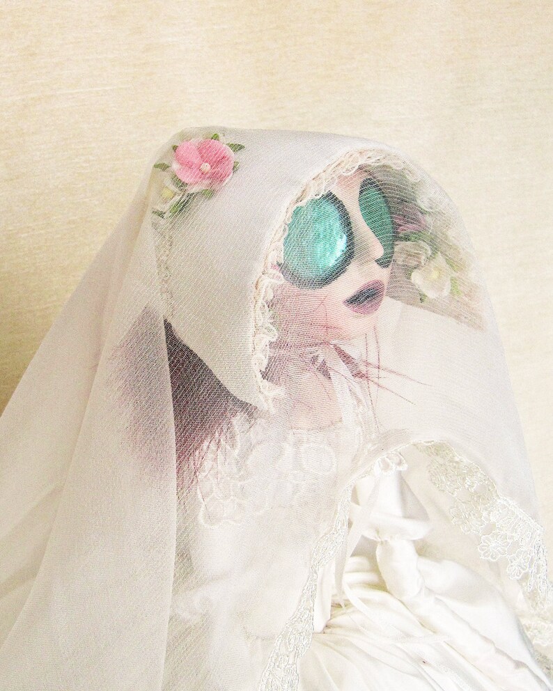 Jane Eyre Bronte Victorian Gothic Bride Art Doll image 2