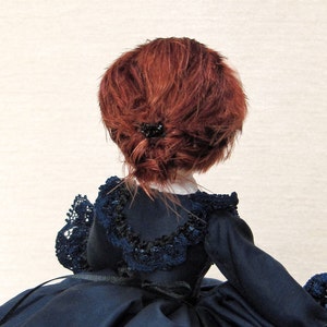 Christina Rossetti Victorian Gothic Art Doll image 5