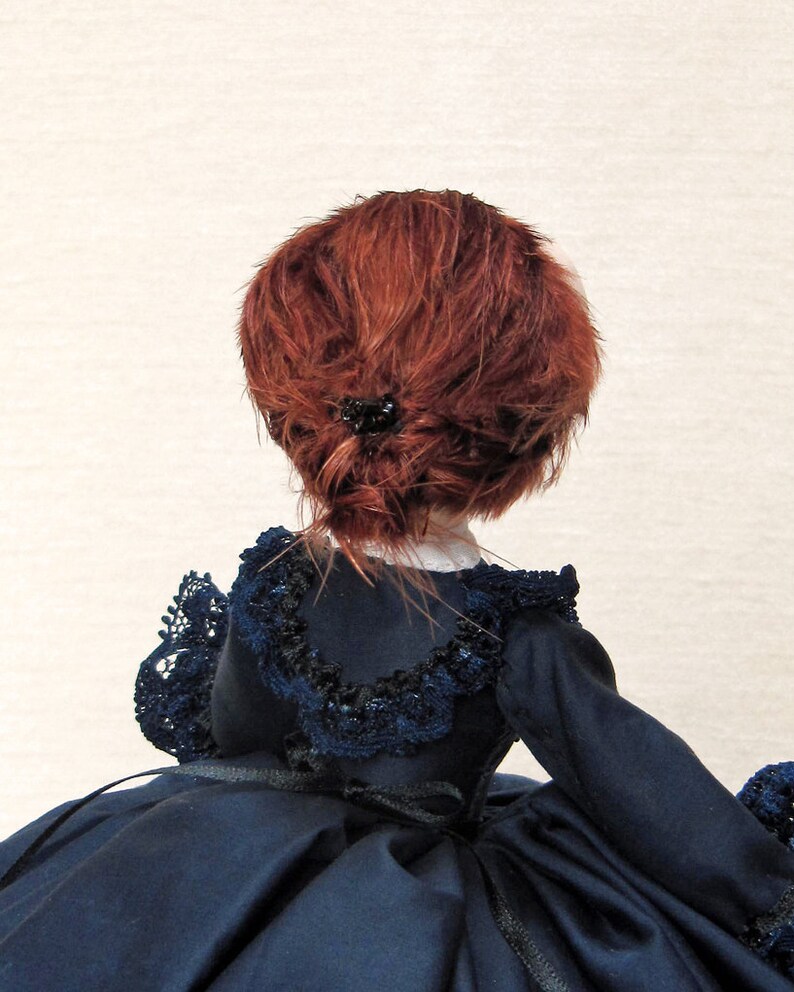 Christina Rossetti Victorian Gothic Art Doll image 5