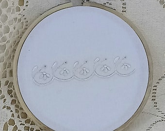 Embroidery Sampler - Whitework Border