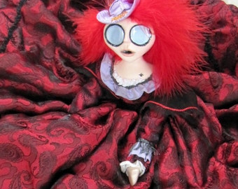 Red Harrington - Fantasy Gothic Lone Ranger Art Doll