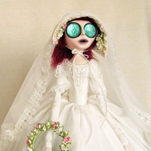 Jane Eyre Bronte Victorian Gothic Bride Art Doll image 1