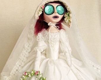 Jane Eyre - Bronte Victorian Gothic Bride Art Doll