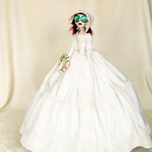 Jane Eyre Bronte Victorian Gothic Bride Art Doll image 4