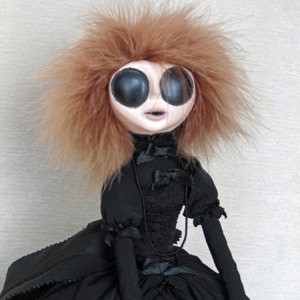 Amanda Coombe Young Widow Gothic Art Doll ooak image 2